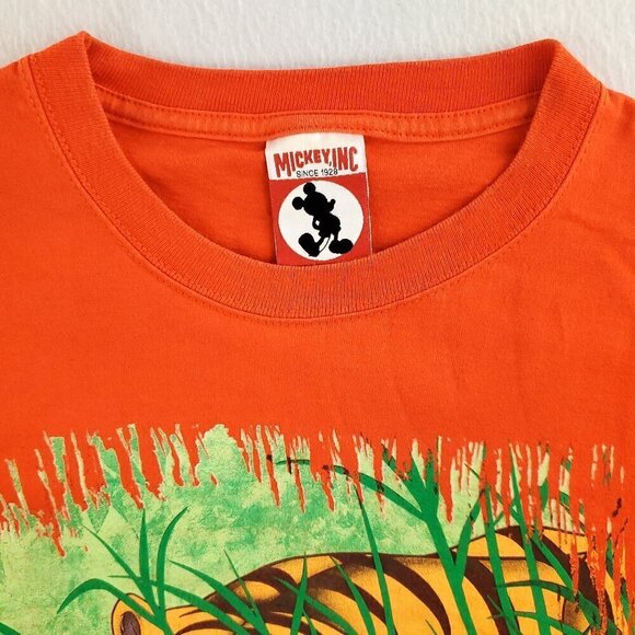 Disney Villains Vintage T-Shirt Jungle Book Shere Khan 90s USA Mickey Inc. Large - Picture 5 of 12